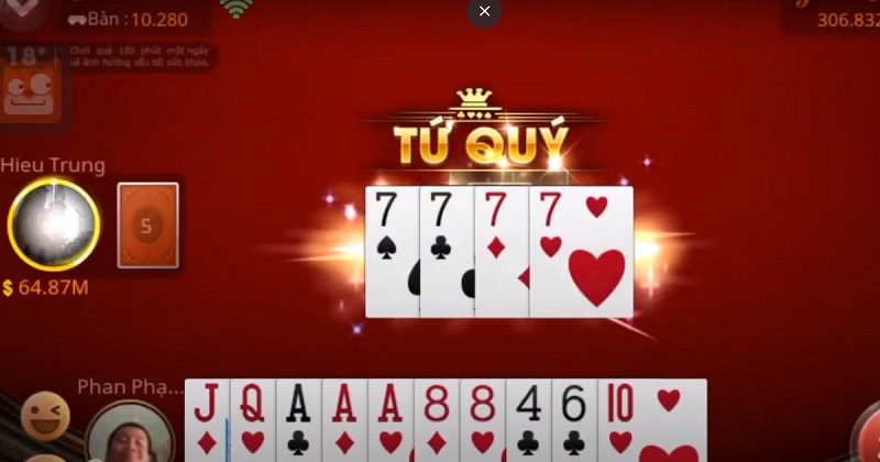 Luật Chặn Tứ Quý Trong Tiến Lên Miền Nam Sunwin